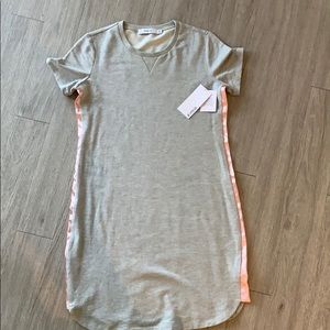 Gray above the knee dress